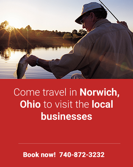 Come travel in Norwich, Ohio to visit the local businesses just a few miles east of Zanesville, Ohio